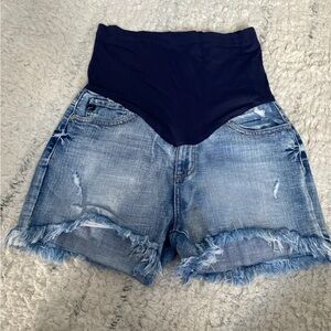 Pink Blush/KanCan Maternity Shorts